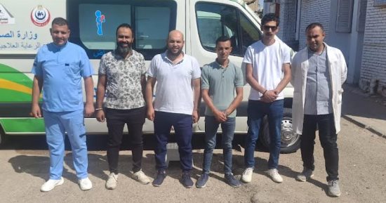 1058 مواطنا بالعاشر من رمضان يستفيدون من خدمات طبية بقافلة مجانية ضمن مبادرة بداية