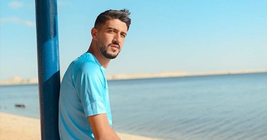 جلسة تصوير للتونسى محمد علي بن حمودة أحدث صفقات غزل المحلة.. صور