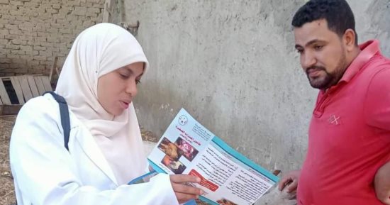 لجان وقوافل بيطرية للتحصين ضد طاعون المجترات الصغيرة ببيطري الدقهلية.. صور
