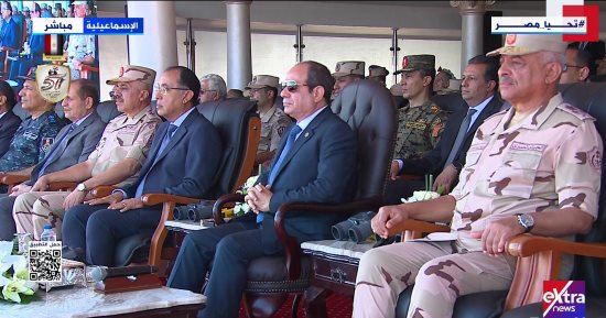 الرئيس السيسي يشاهد فيلما تسجيليا بعنوان "جيش النصر" 