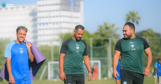 بسام وليد لاعب غزل المحلة يواصل التأهيل من الرباط الصليبى بمعسكر القاهرة