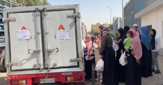 طرح اللحوم بأسعار مخفضة فى قرى الجيزة ضمن مبادرة حياة كريمة.. فيديو