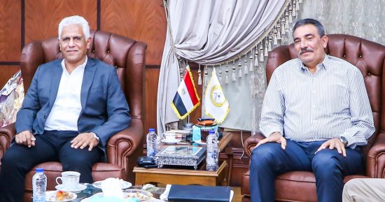 ميناء دمياط يستقبل وفد الشركة المصرية للمناطق اللوجستية