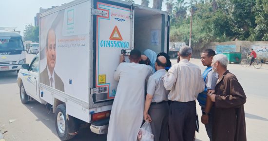185 جنيها سعر الكيلو.. ثلاجات لحوم حياة كريمة تصل ببا في بنى سويف.. فيديو