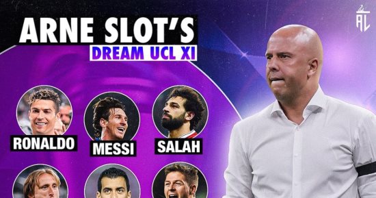محمد صلاح يتصدر تشكيلة أرني سلوت ممن حققوا دوري أبطال أوروبا