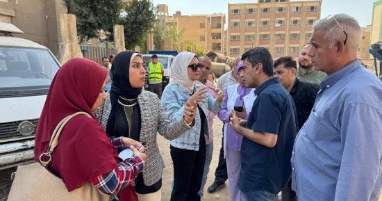 نائب محافظ القليوبية تتفقد المشروعات التنموية بالقلج فى الخانكة