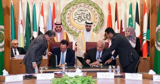 معلومات الوزراء يوقع مذكرة تفاهم مع جامعة الدول العربية بمجالات التحول الرقمى