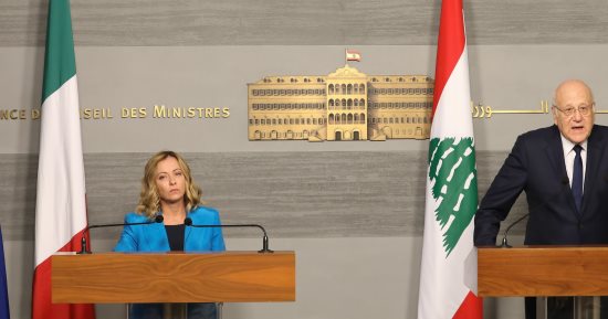 الحكومة الإيطالية: نعمل للتوصل إلى وقف مستدام لإطلاق النار في غزة ولبنان