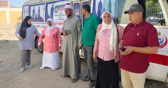 قوافل طبية مكثفة لعلاج المرضى بالمجان في قرى البحيرة 