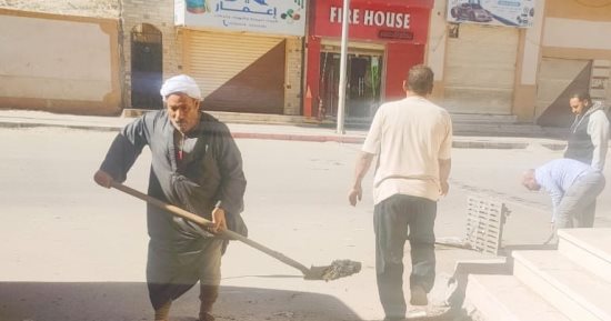 العريش تستعد لموسم الأمطار بحملة تطهير غرف التصريف ورفع حالة الطوارئ
