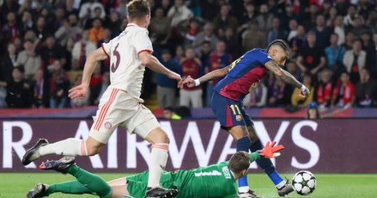 برشلونة يصدم بايرن ميونخ بهدف رافينيا فى أول دقيقة.. فيديو