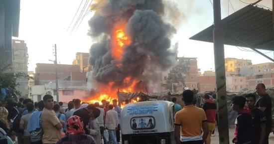 وزارة العمل: متابعة حادث حريق بجوار سور مصنع للأسمدة بالدقهلية ودراسة أسبابه