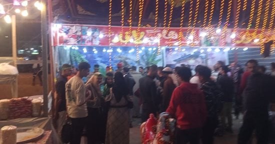 إقبال كبير من مريدى الدسوقى بكفر الشيخ لحضور الليلة الختامية.. فيديو وصور