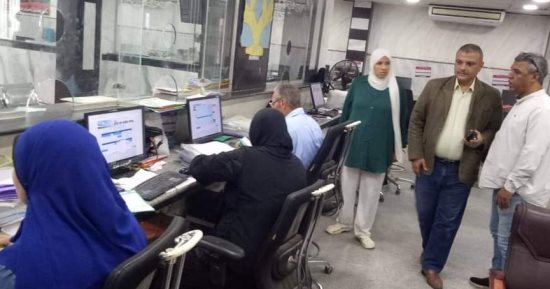 رئيس مدينة أشمون يتفقد مستجدات العمل بملف التصالح بالمركز التكنولوجى