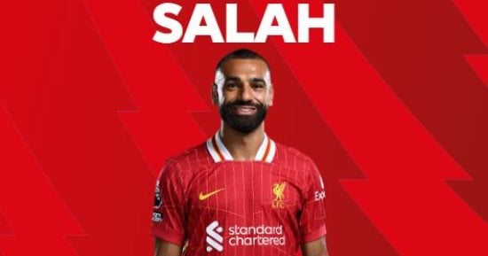 محمد صلاح ينال جائزة أفضل لاعب فى مباراة أرسنال ضد ليفربول - اليوم السابع