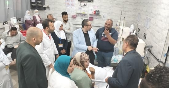 بحث إنشاء عيادات للكشف المبكر عن الأورام بمستشفى المنزلة فى الدقهلية