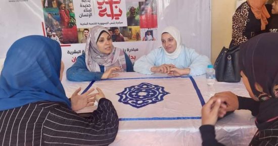 جامعة بنها تنظم قوافل تثقيفية وعلاجية بقرية عرب جهينة ضمن مبادرة "بداية"