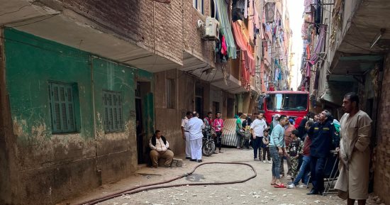 السيطرة على حريق نشب بشقة سكنية بالطابق السادس بعقار بشبرا الخيمة