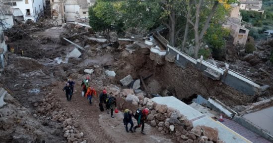 The King and Queen of Spain visited the flood affected areas