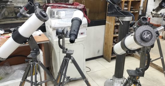عباقرة مصر.. شاهد تصنيع التليسكوب الفضائى بمعدات بسيطة فى طنطا