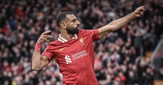 هدف محمد صلاح في برايتون ضمن أفضل أهداف الدوري الإنجليزي