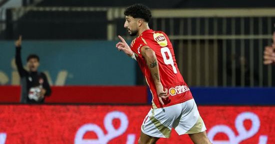 وسام أبو على يعيد التقدم للأهلى فى شباك سيراميكا من ركلة حرة مباشرة 2 / 1