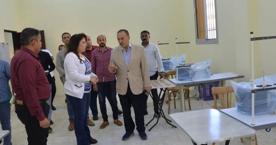 محافظ أسيوط يشهد تشغيل مشغل الخياطة والتطريز بالمجمع الصناعي بقرية الشامية