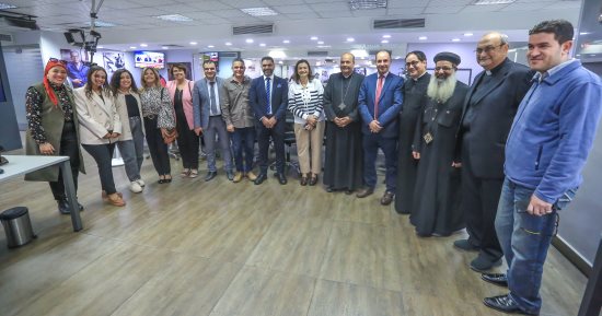 مجلس كنائس مصر يزور مقر جريدة "اليوم السابع" لتعزيز التعاون الإعلامى