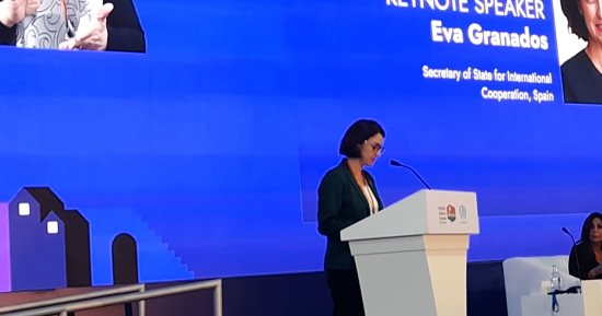 وزيرة التعاون الدولى بإسبانيا: هناك فجوة بالتمويل تعوق التنمية المستدامة 