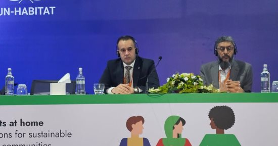 رئيس جهاز دمياط الجديدة يعرض تجربة حماية الساحل من ارتفاع منسوب سطح البحر وأثره فى التطور الحضرى