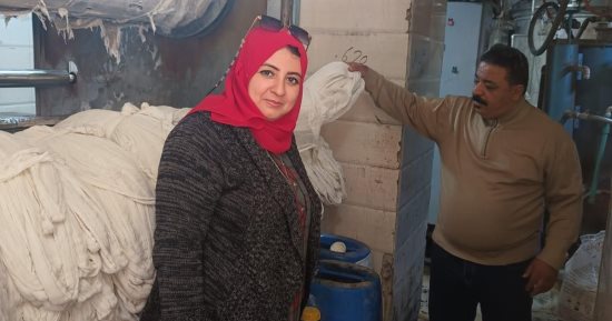 ضبط مصنع شاش مخالف خلال حملة تموينية بالجيزة