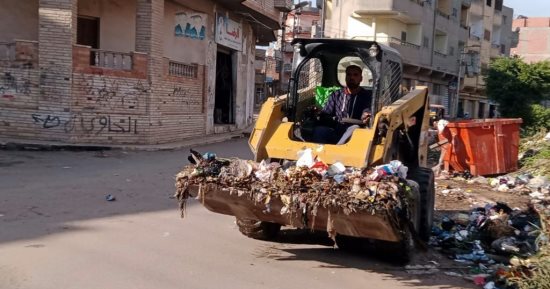 رفع 2090 طن قمامة وتحرير 105 مخالفات تموينية بمراكز ومدن محافظة كفر الشيخ