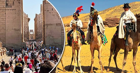 موسم سياحي مزدهر في الأقصر.. الأجانب يستمتعون بزيارات المعالم الأثرية مع دفء الطقس.. السياح يزورون المعابد.. تحليق 2000 سائح على متن 85 رحلة بالون طائر غرباً.. ودعم أبناء الأقصر في بورصة لندن بحزمة قرارات.. صور