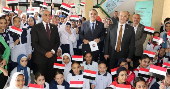 الوطنية للانتخابات تحاكى التصويت بالاستحقاقات الانتخابية بمدرستين بالقليوبية 