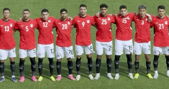 30 min.. Egyptian national team Cape Verde hits the crossbar and scores the first goal