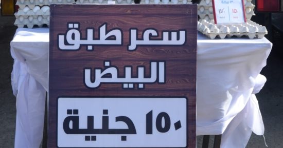 طبق البيض بـ150 جنيها بسوق اليوم الواحد فى مدينة نصر