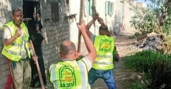 توصيل خطوط مياه الشرب لـ80 من الأسر الأكثر احتياجا فى الشرقية بالمجان
