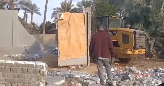 محافظة الجيزة: إزالة تعديات بالبناء على الأرض الزراعية بأبو رواش فى كرداسة