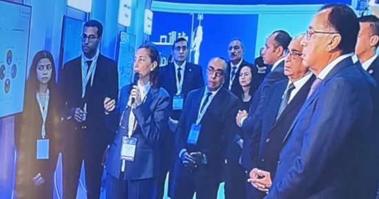 جامعة مصر للمعلوماتية تستعرض إنجازاتها × 3 سنوات أمام مدبولى بمعرض Cairo ICT