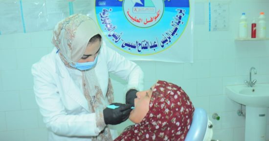 قافلة طبية توعوية شاملة بقرية لجامعة كفرالشيخ ضمن مبادرة بداية