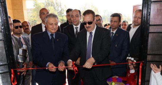 محافظ المنوفية ومدير مكتبات مصر العامة يفتتحان مكتبة دنشواي الجديدة