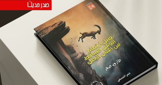 قصور الثقافة تصدر ديوان “قبيل ارتطام الوعل الساقط من أعلى الجبل” لطارق صقر