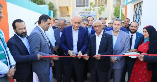 تدشين مدرسة الشهيد غانم شبانة الابتدائية كأحدث مدرسة مطورة في شمال سيناء
