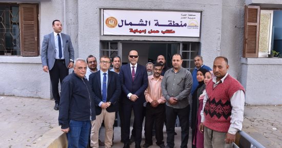 وزير العمل يوجه بتطوير مكتب إمبابة والتعامل مع المواطنين بشكل كريم