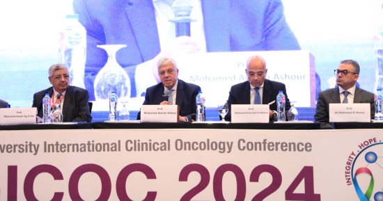 وزير التعليم العالى ورئيس جامعة عين شمس يفتتحان مؤتمر علاج الأورام والطب النووى 