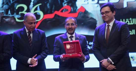 وزير الثقافة ومحافظ المنيا يفتتحان فعاليات الدورة 36 لمؤتمر أدباء مصر.. "هنو" يعلن المحافظة عاصمة للثقافة المصرية.. رئيس قصور الثقافة: إطلاق جائزة الثقافة الجماهيرية فى الآداب والفنون
