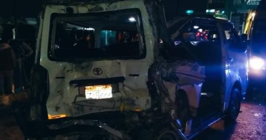 إصابة 4 أشخاص فى حادث انقلاب سيارة على الطريق الزراعى بالعسيرات سوهاج