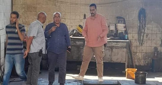 جهود للقضاء على مشاكل الصرف الصحى بمدينة أسوان فى المناطق الساخنة