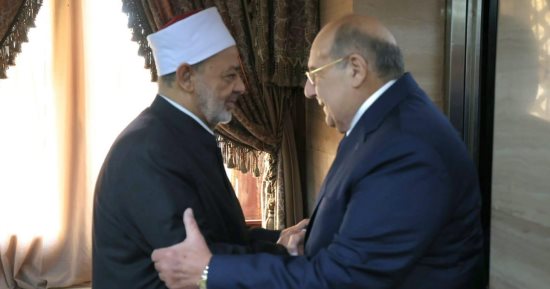 شيخ الأزهر يستقبل المستشار عبد الوهاب عبد الرازق رئيس مجلس الشيوخ