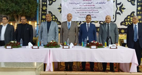 محافظ القليوبية يكرم أبطال العالم في الخماسي الحديث والسباحة بنادي بنها